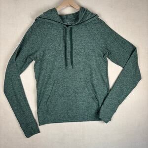 Outdoor Voices Small Women's‎ All Day Pullover Olive Green Cloud Knit Hoodie